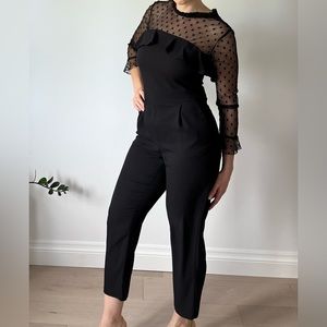 Women’s black jumpsuit size large